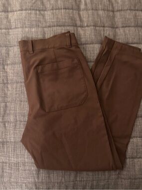 Men's 34x31 Lululemon Brown twill Casual Pants